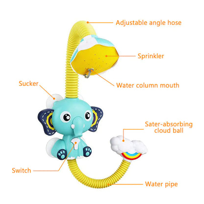 Elephant Fun Bath Shower Toy